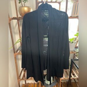 Splendid Black Cash-blend Cardigan